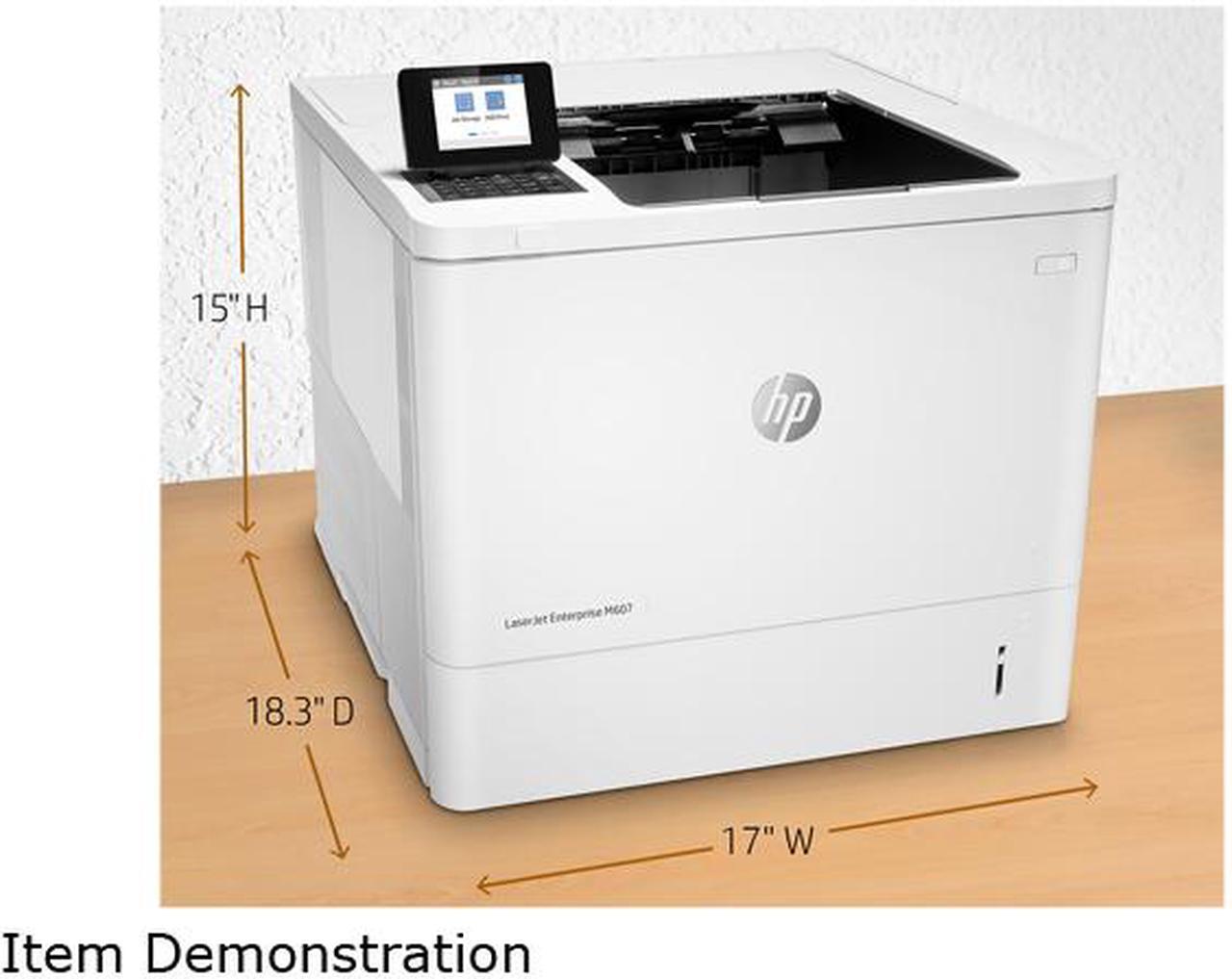 Alt view image 7 of 10 - HP LaserJet Enterprise M607n (K0Q14A) Monochrome Laser Printer
