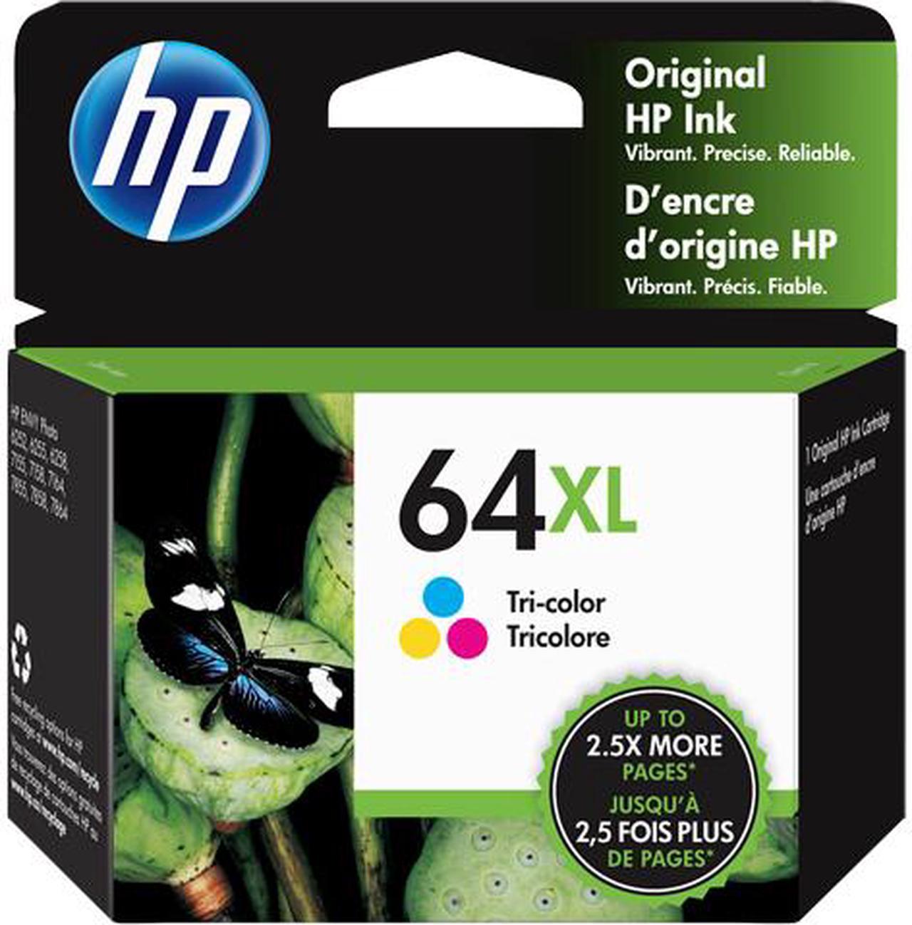 HP 64XL High Yield Ink Cartridge - Cyan/Magenta/Yellow - OEM