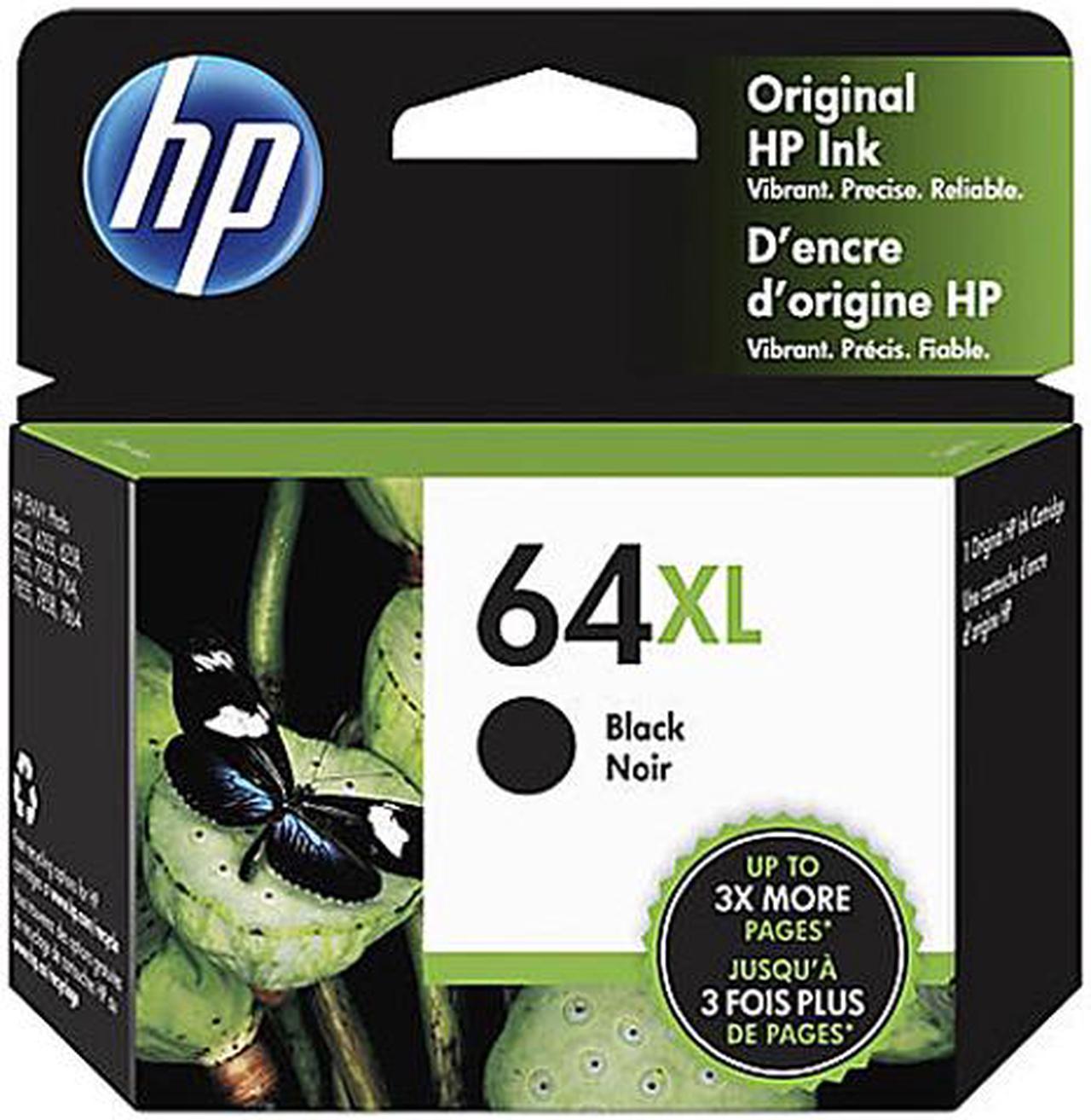 HP 64XL High Yield Ink Cartridge - Black - OEM