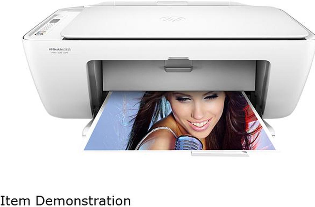 HP DeskJet 2655 (V1N04A) Wireless All-In-One Color Inkjet Printer - White