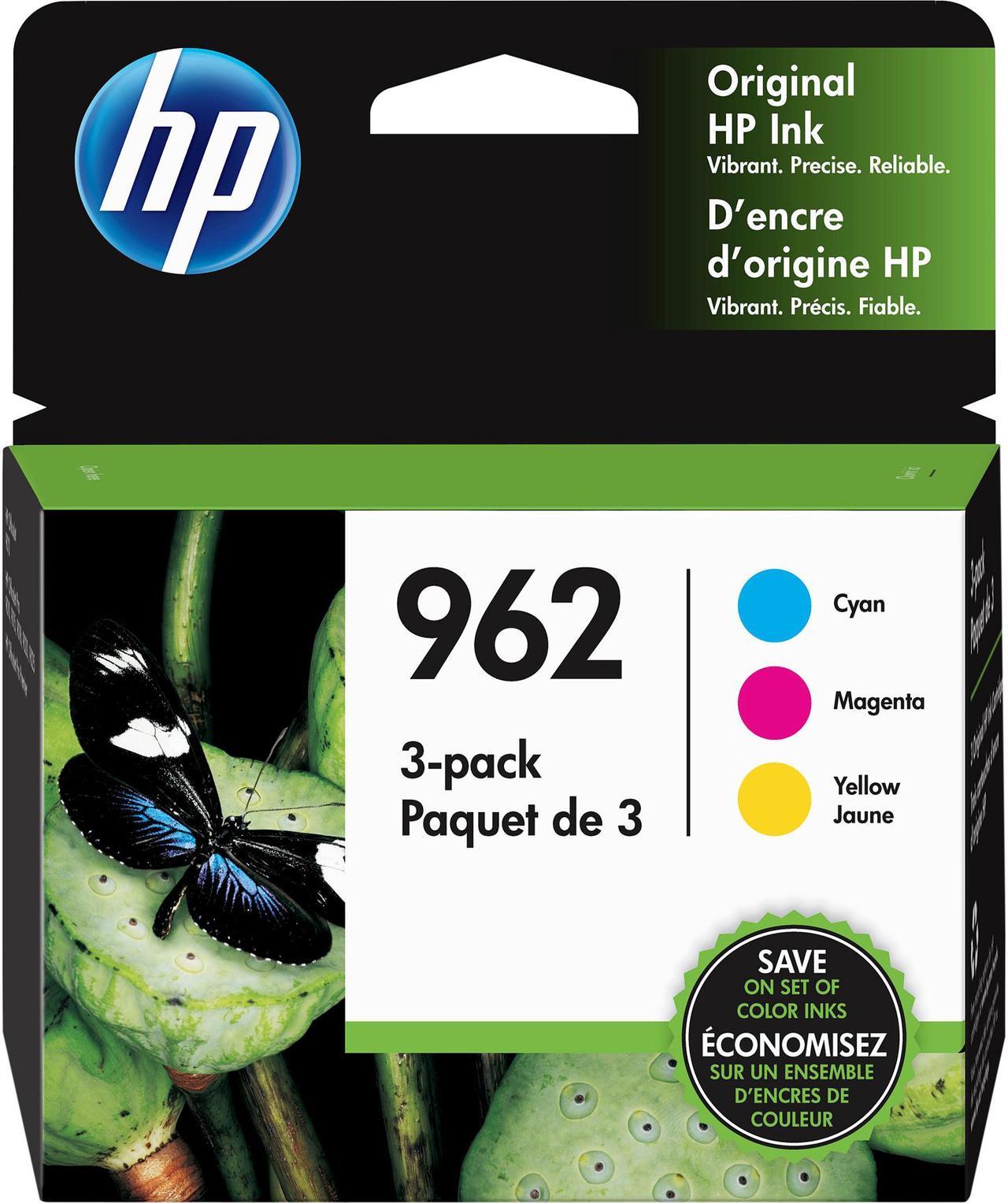 HP 962 Ink Cartridge - Combo Pack - Cyan/Magenta/Yellow