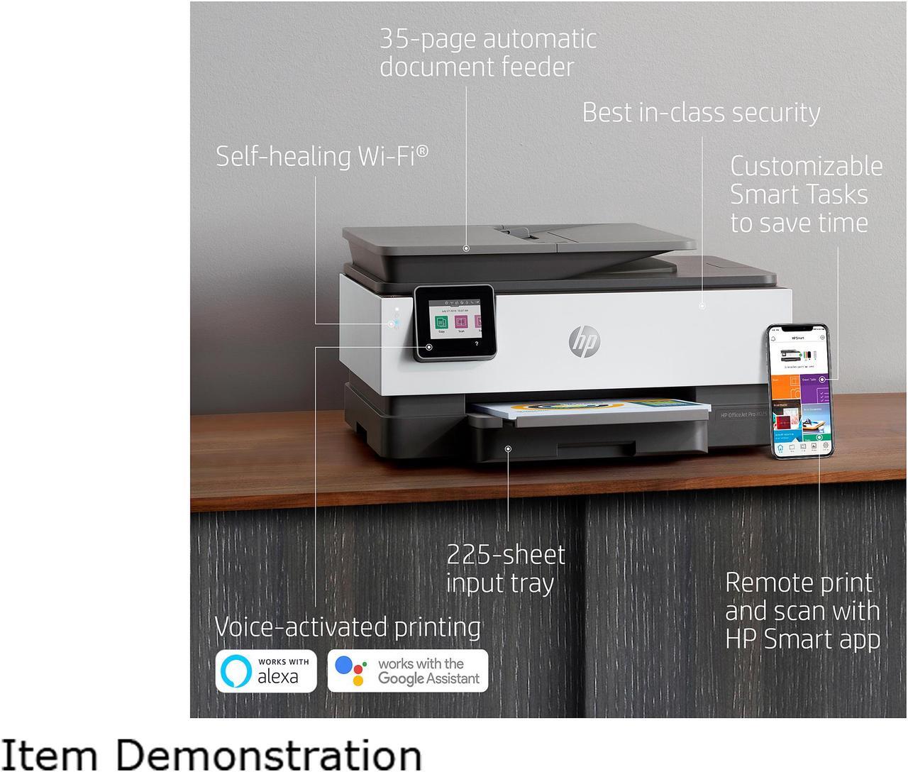 Alt view image 15 of 15 - HP OfficeJet Pro 8025 Wireless All-In-One Color Inkjet Printer