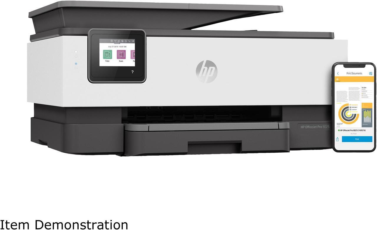 Alt view image 12 of 15 - HP OfficeJet Pro 8025 Wireless All-In-One Color Inkjet Printer