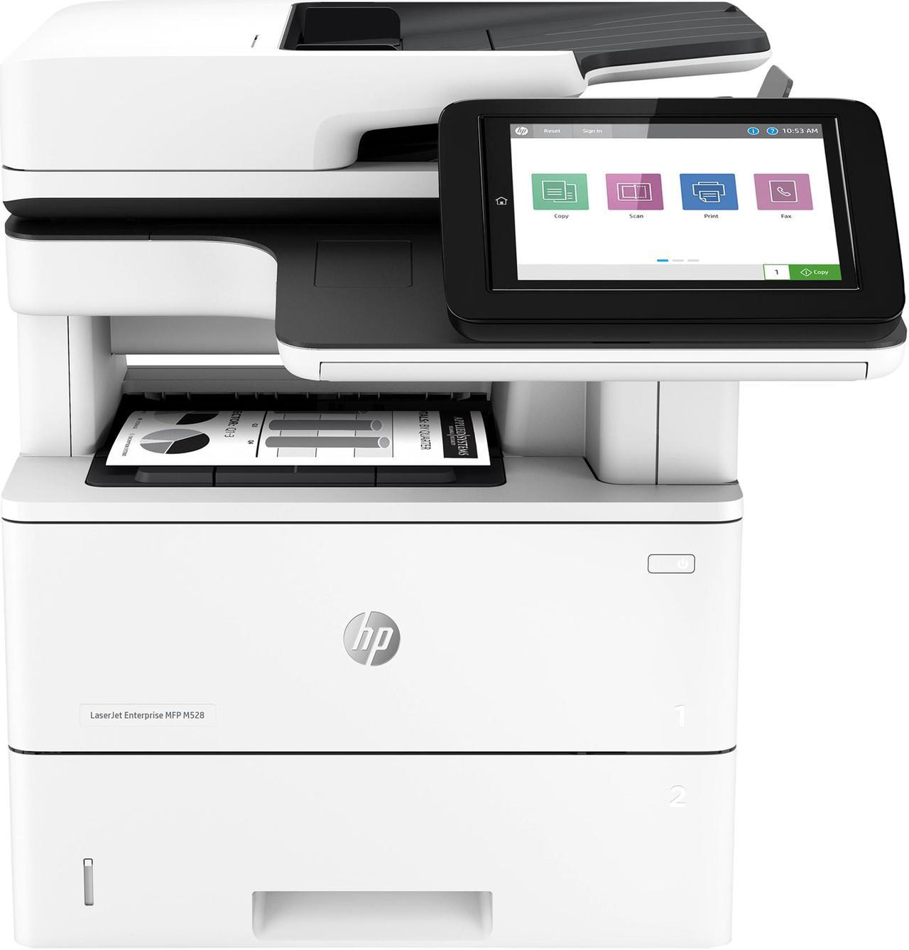 HP LaserJet Enterprise M528dn Auto Duplex All-in-One MFP Monochrome Laser Printer