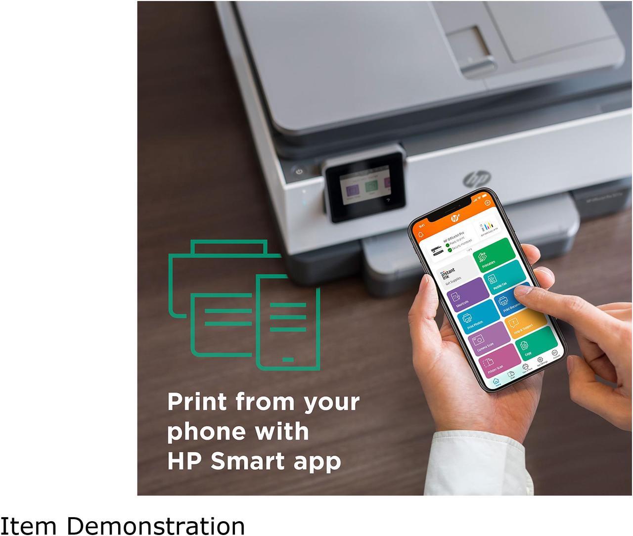 Alt view image 6 of 20 - HP OfficeJet Pro 9015e All-in-One Wireless Color Printer, with bonus 6 months free Instant Ink with HP+ (1G5L3A)