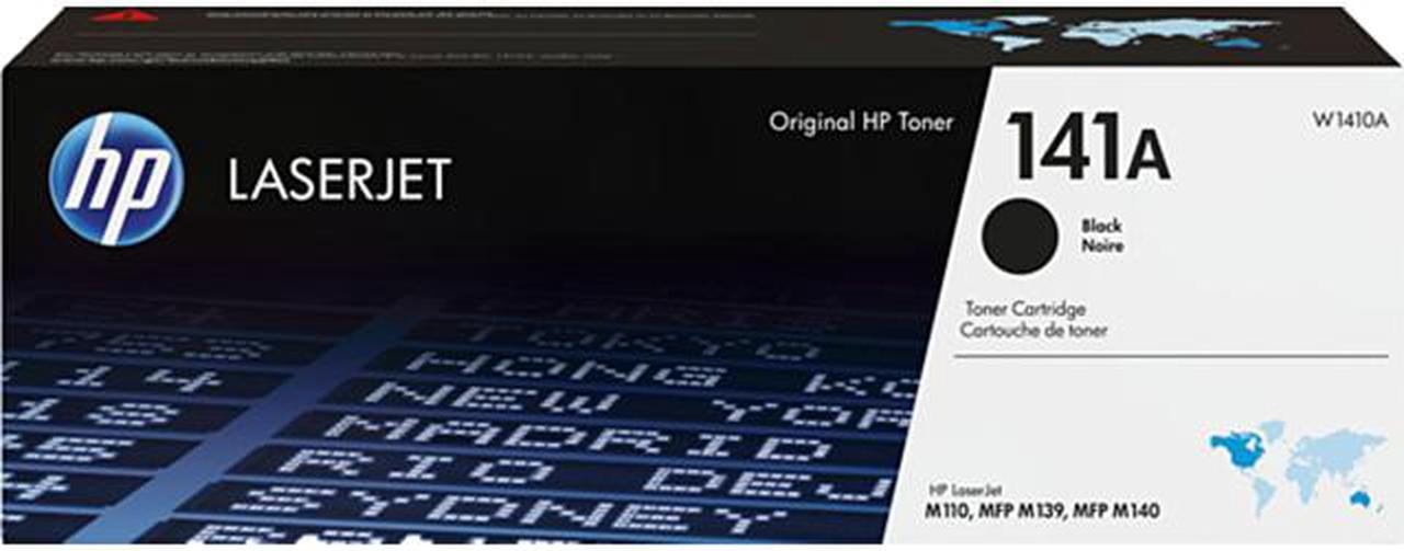 HP 141A Black Original LaserJet Toner Cartridge, W1410A