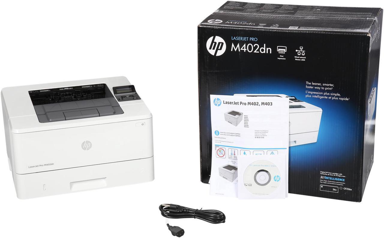 Alt view image 11 of 10 - HP LaserJet Pro M402dn (C5F94A) Duplex USB Monochrome Laser Printer