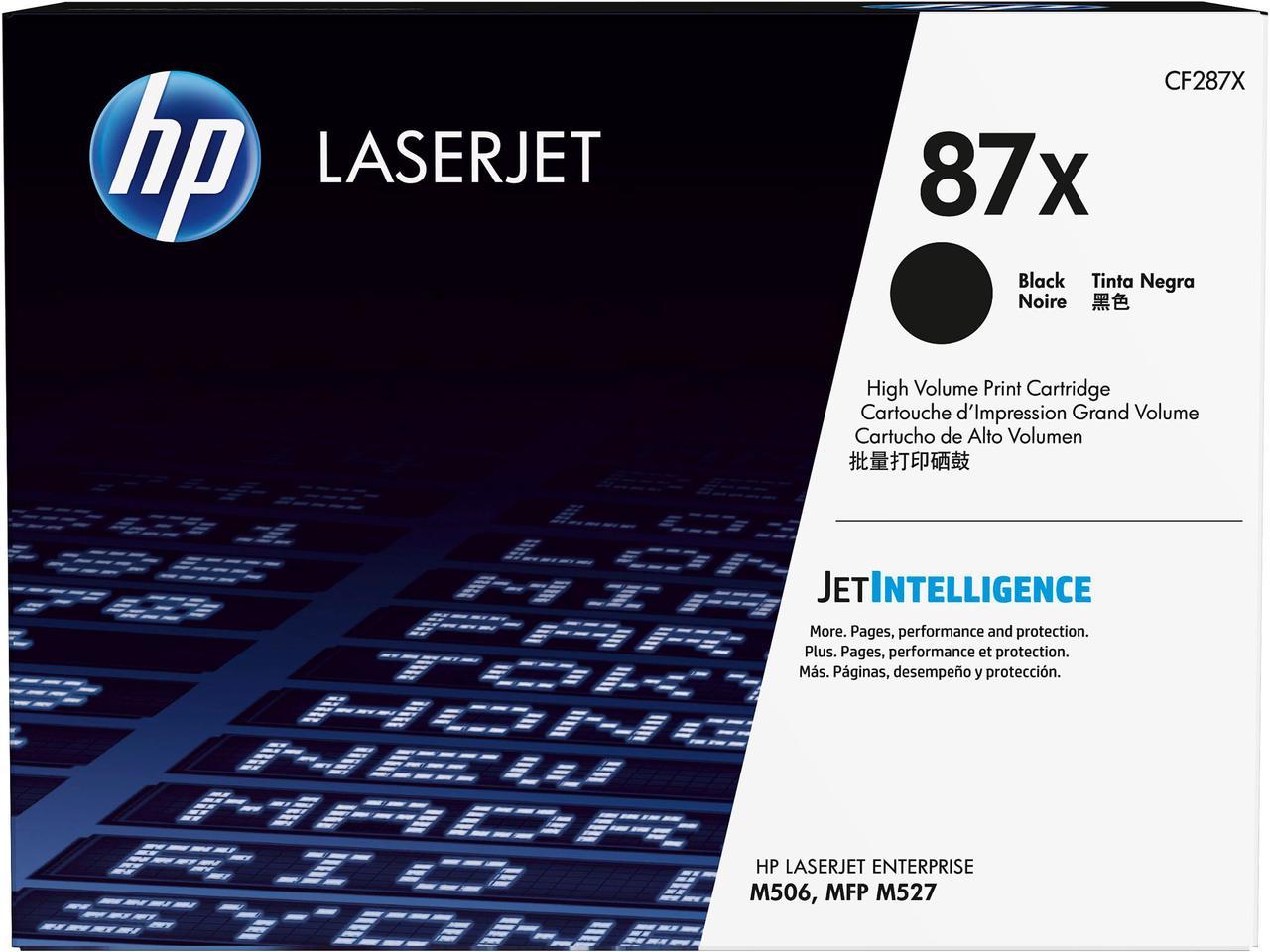 HP 87X High Yield LaserJet Toner Cartridge - Black