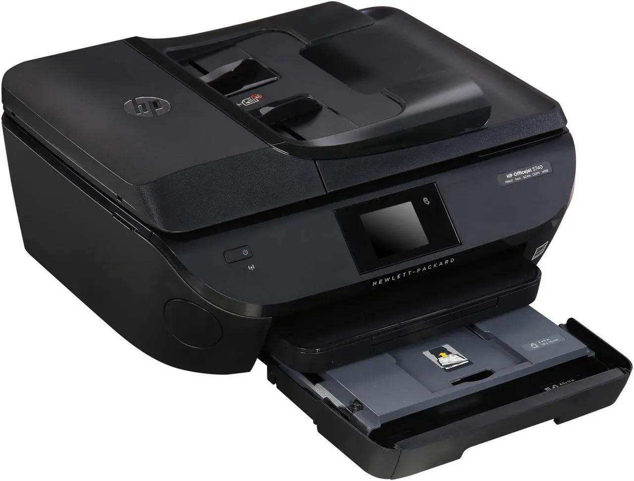 Alt view image 12 of 12 - HP Officejet 5740 ( B9S76A#B1H) Duplex 4800 x 1200 dpi USB/wireless color inkjet All-In-One Printer