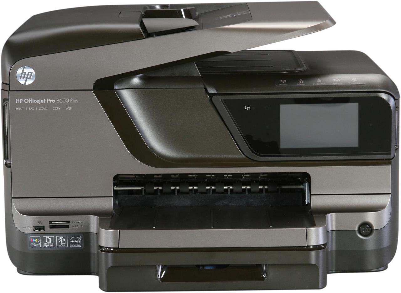 Alt view image 2 of 9 - HP Officejet Pro 8600 Plus Up to 20 ppm Black Print Speed 4800 x 1200 dpi Color Print Quality Ethernet (RJ-45) / RJ-11 / USB / Wi-Fi Thermal Inkjet e-All-in-One Color Printer