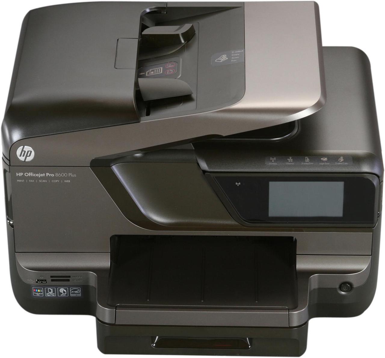 Alt view image 3 of 9 - HP Officejet Pro 8600 Plus Up to 20 ppm Black Print Speed 4800 x 1200 dpi Color Print Quality Ethernet (RJ-45) / RJ-11 / USB / Wi-Fi Thermal Inkjet e-All-in-One Color Printer