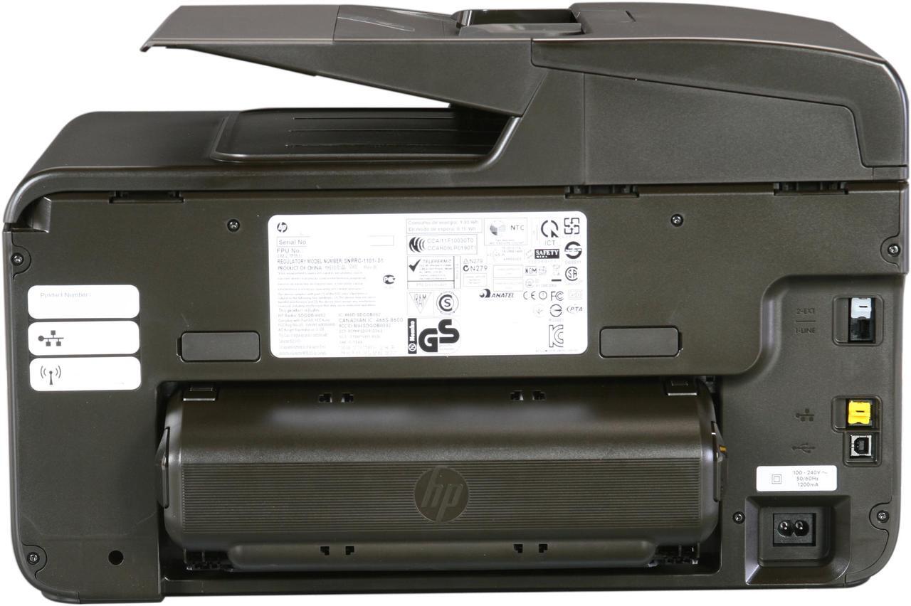 Alt view image 5 of 9 - HP Officejet Pro 8600 Plus Up to 20 ppm Black Print Speed 4800 x 1200 dpi Color Print Quality Ethernet (RJ-45) / RJ-11 / USB / Wi-Fi Thermal Inkjet e-All-in-One Color Printer