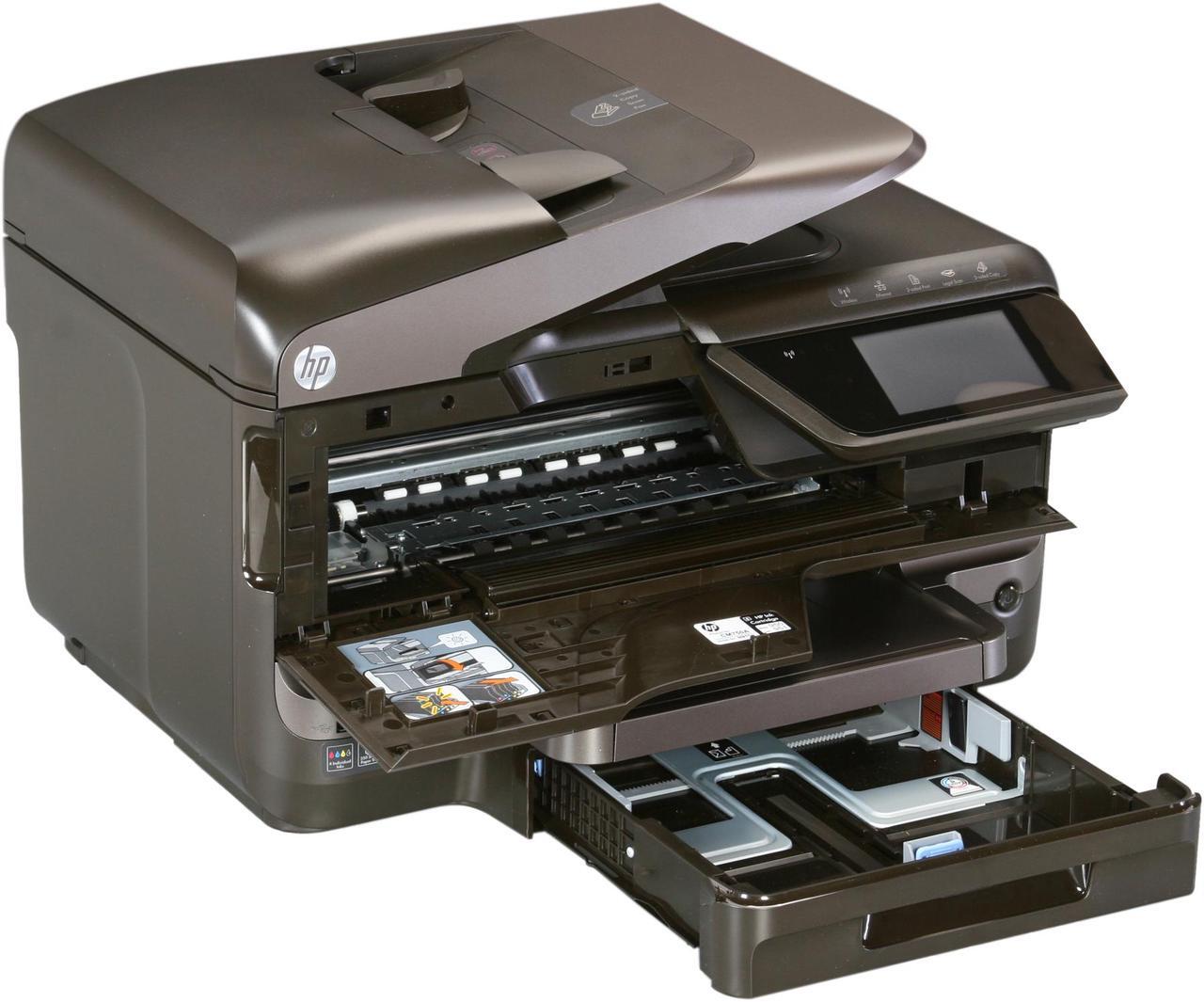 Alt view image 8 of 9 - HP Officejet Pro 8600 Plus Up to 20 ppm Black Print Speed 4800 x 1200 dpi Color Print Quality Ethernet (RJ-45) / RJ-11 / USB / Wi-Fi Thermal Inkjet e-All-in-One Color Printer
