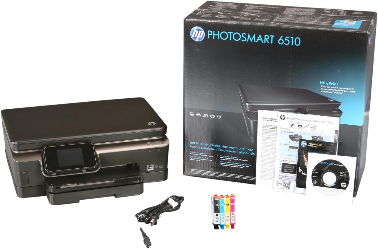 Alt view image 10 of 10 - HP Photosmart 6510 CQ761A Up to 22 ppm Black Print Speed 4800 x 1200 dpi Color Print Quality USB / Wi-Fi Thermal Inkjet e-All-In-One Color Printer