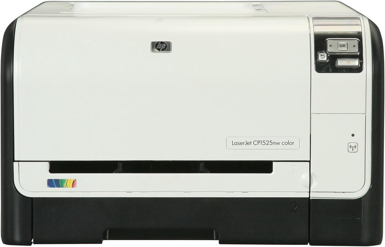Alt view image 2 of 9 - HP LaserJet Pro CP1525nw CE875AR#BGJ Workgroup Up to 12 ppm 600 x 600 dpi Color Print Quality Color Ethernet (RJ-45) / USB / Wi-Fi Laser Printer
