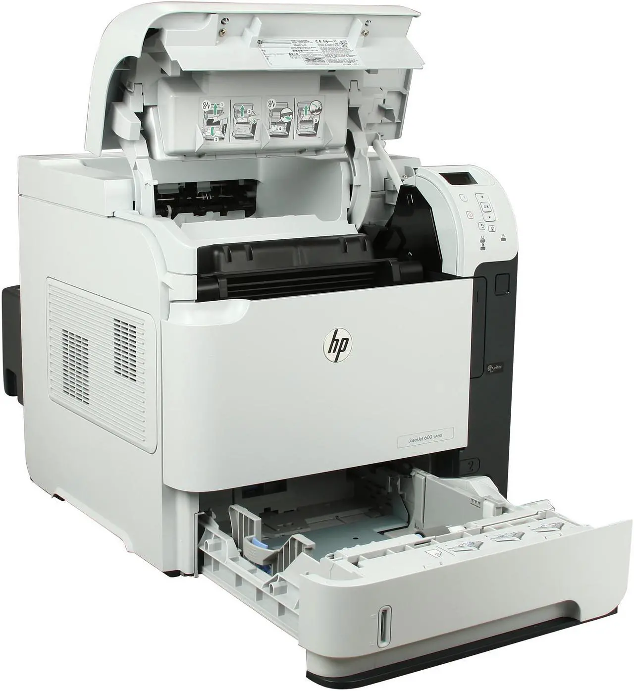Alt view image 6 of 8 - HP LaserJet Enterprise 600 M601dn Workgroup Up to 45 ppm Monochrome Ethernet (RJ-45) / USB Laser Printer