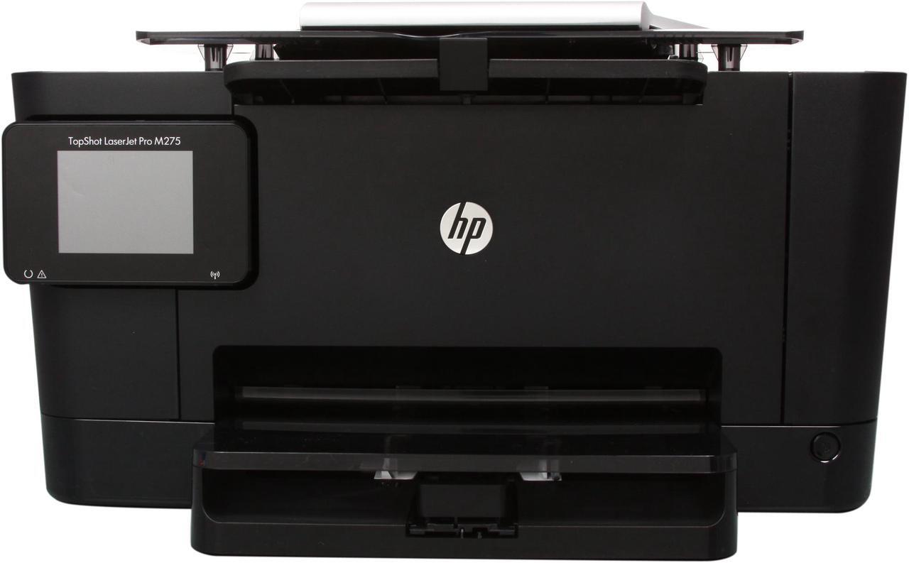 Alt view image 2 of 8 - HP TopShot LaserJet Pro M275 MFC / All-In-One Up to 17 ppm 600 x 600 dpi Color Print Quality Color Ethernet (RJ-45) / USB / Wi-Fi Laser Printer