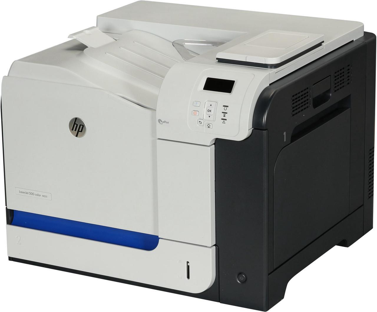 Main image of HP LaserJet Enterprise 500 Color M551dn Workgroup Up to 33 ppm 1200 x 1200 dpi Color Print Quality Color Ethernet (RJ-45) / USB Laser Printer