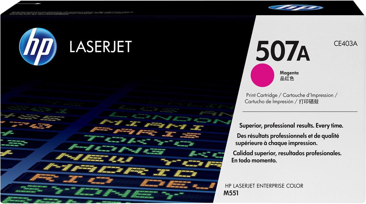 HP 507A LaserJet Toner Cartridge - Magenta