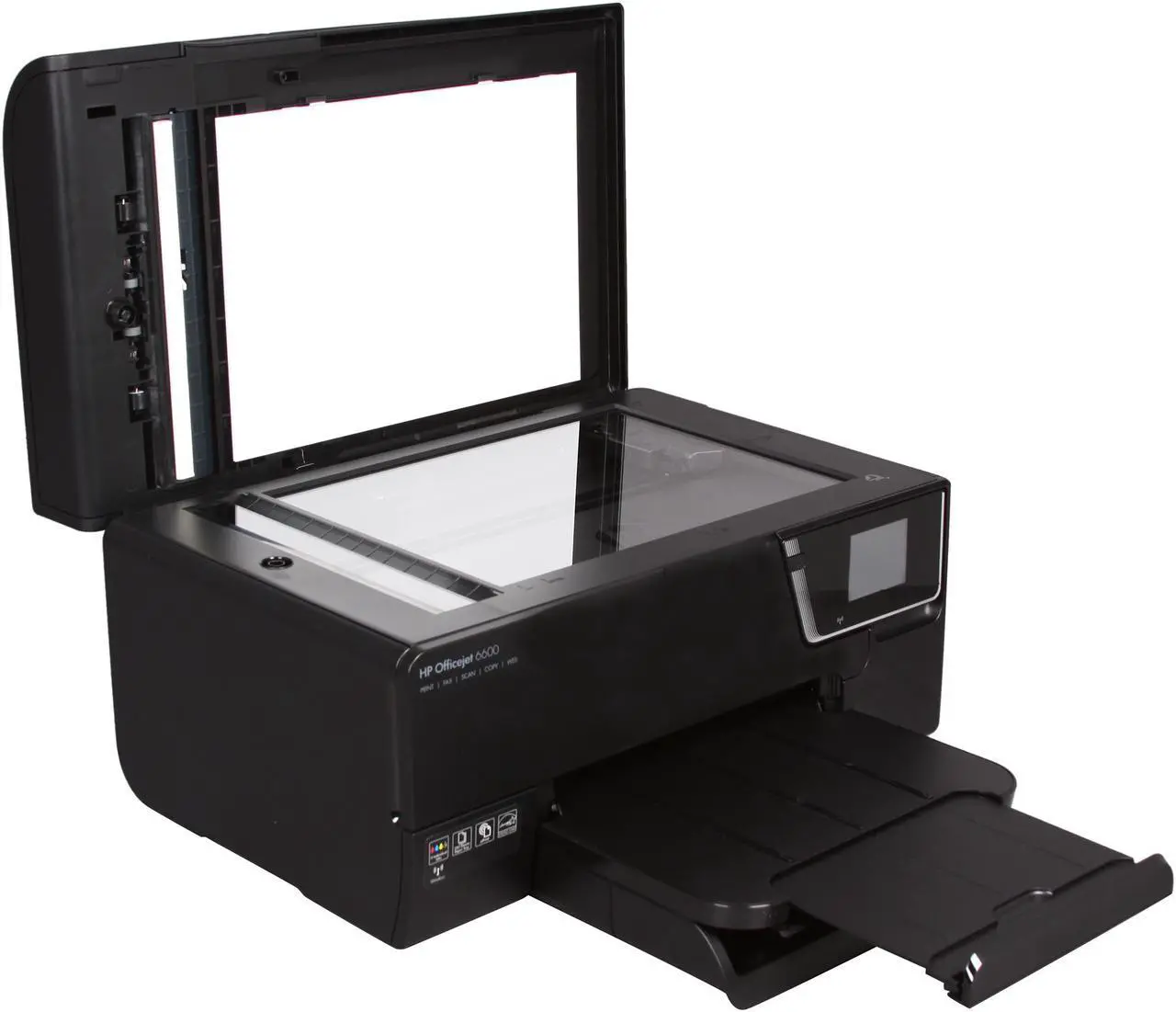 Alt view image 5 of 6 - HP Officejet 6600 Up to 32 ppm Black Print Speed 4800 x 1200 dpi Color Print Quality RJ-11 / USB / Wi-Fi Thermal Inkjet MFC / All-In-One Color Printer