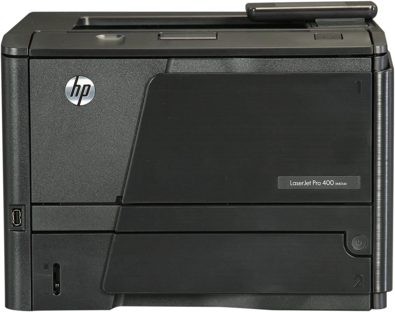 Alt view image 2 of 9 - HP LaserJet Pro 400 M401dn Workgroup Up to 35 ppm Monochrome Ethernet (RJ-45) / USB Laser Printer