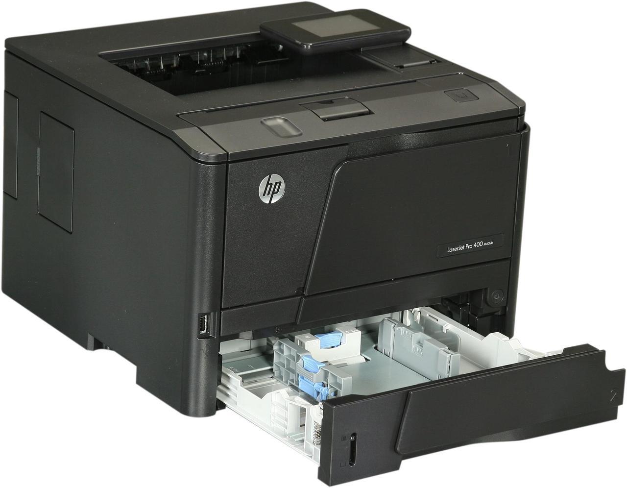 Alt view image 8 of 9 - HP LaserJet Pro 400 M401dn Workgroup Up to 35 ppm Monochrome Ethernet (RJ-45) / USB Laser Printer