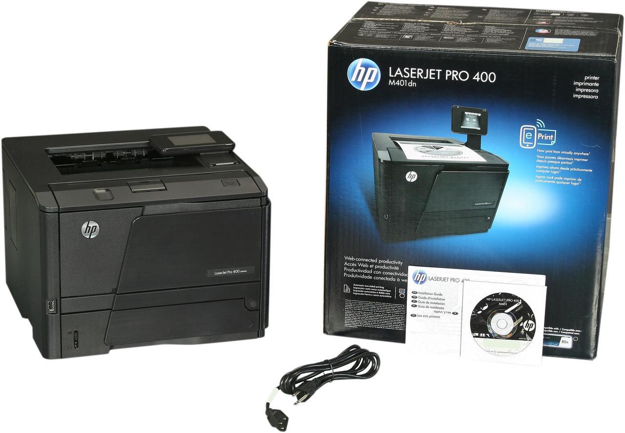 Alt view image 9 of 9 - HP LaserJet Pro 400 M401dn Workgroup Up to 35 ppm Monochrome Ethernet (RJ-45) / USB Laser Printer