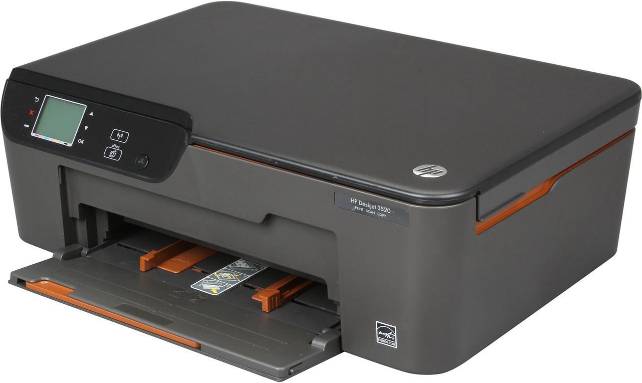 Main image of HP Deskjet 3520 Up to 23 ppm Black Print Speed 4800 x 1200 dpi Color Print Quality USB / Wi-Fi Thermal Inkjet MFC / All-In-One Color Printer