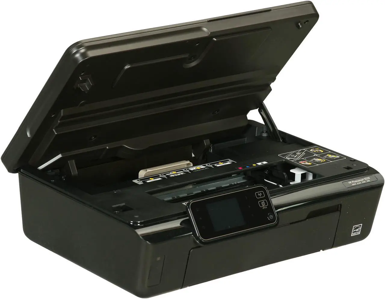 Alt view image 8 of 9 - HP Photosmart 5520 Up to 23 ppm Black Print Speed 4800 x 1200 dpi Color Print Quality USB / Wi-Fi Thermal Inkjet MFC / All-In-One Color Printer