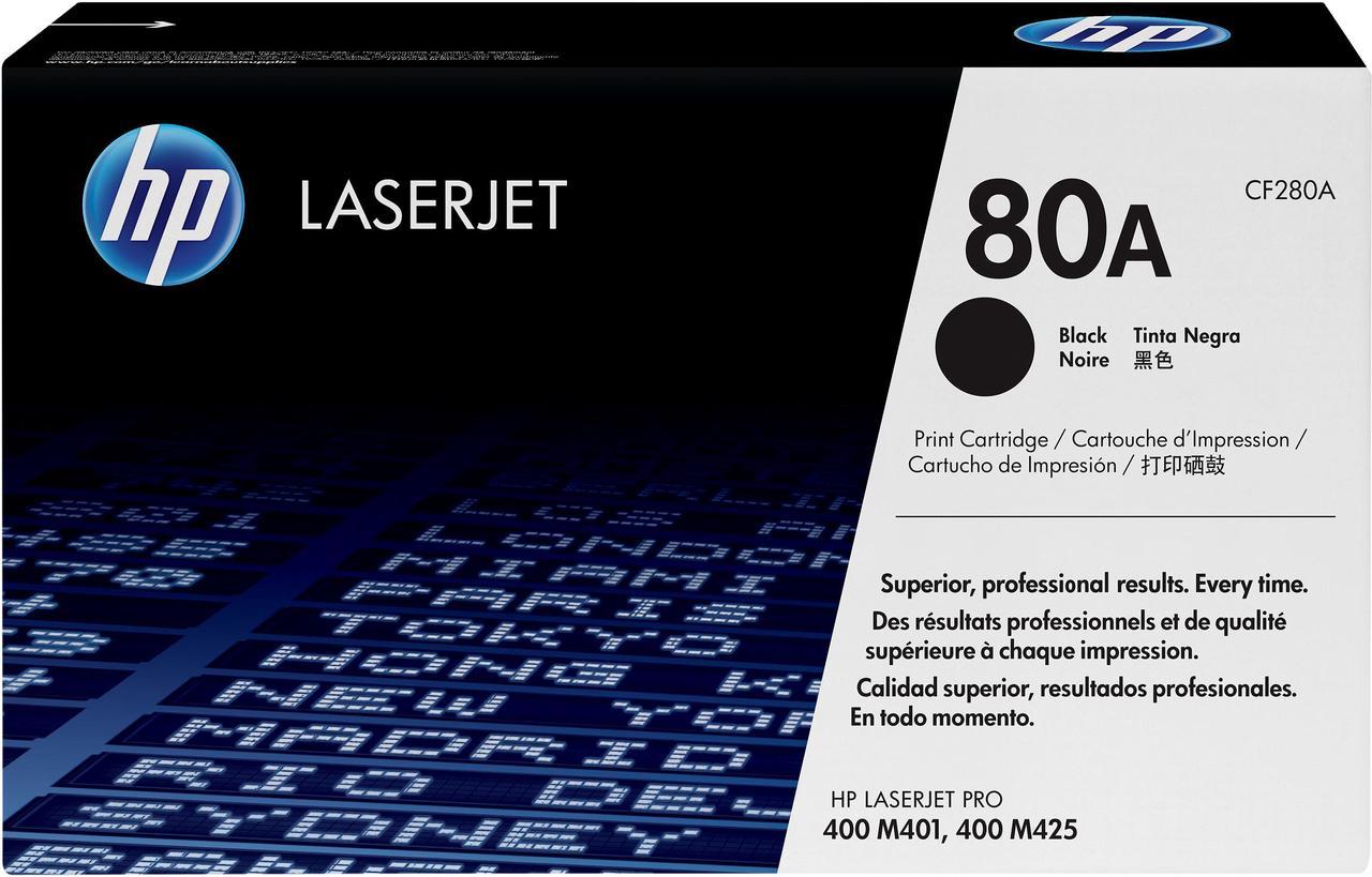 HP 80A LaserJet Toner Cartridge - Black