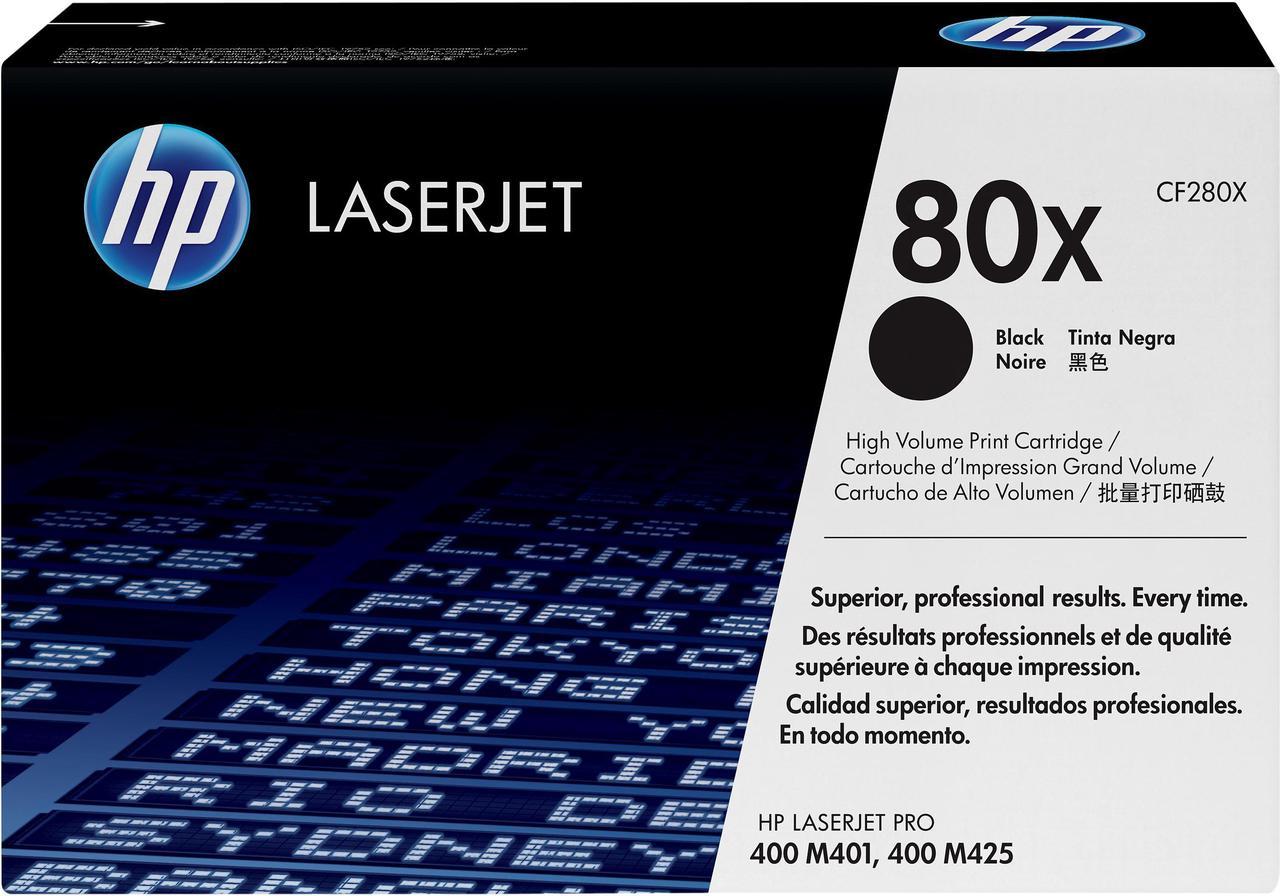 HP 80X High Yield LaserJet Toner Cartridge - Black