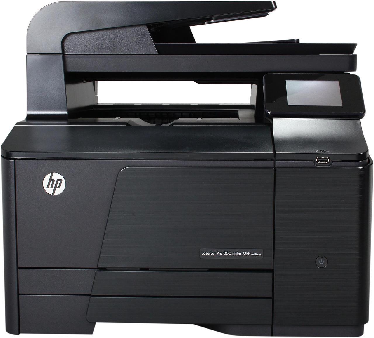 Alt view image 2 of 7 - HP LaserJet Pro 200 M276nw (CF145A) Up to 14 ppm 600 x 600 dpi Color Wireless All-in-One Laser Printer