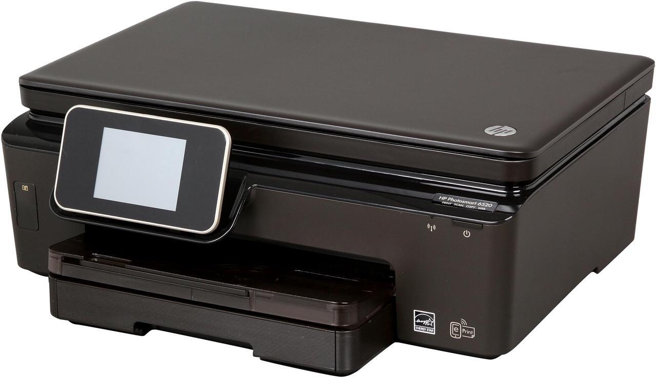 Main image of HP Photosmart 6520 Up to 22 ppm Black Print Speed 4800 x 1200 dpi Color Print Quality USB / Wi-Fi InkJet MFC / All-In-One Color Printer