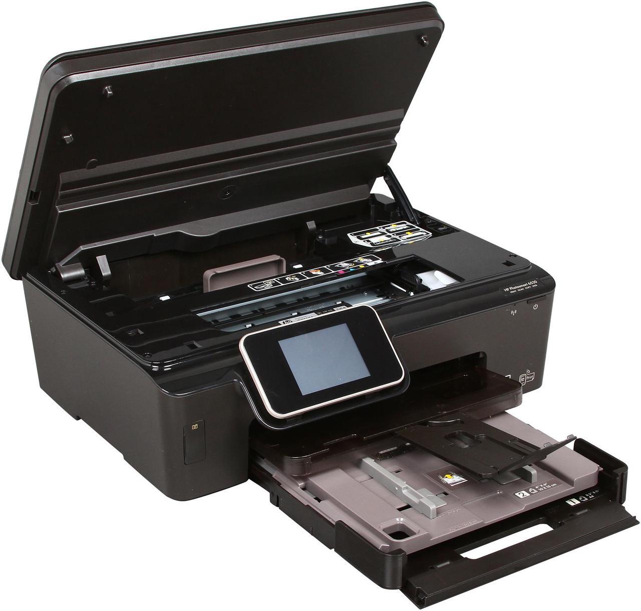 Alt view image 6 of 7 - HP Photosmart 6520 Up to 22 ppm Black Print Speed 4800 x 1200 dpi Color Print Quality USB / Wi-Fi InkJet MFC / All-In-One Color Printer