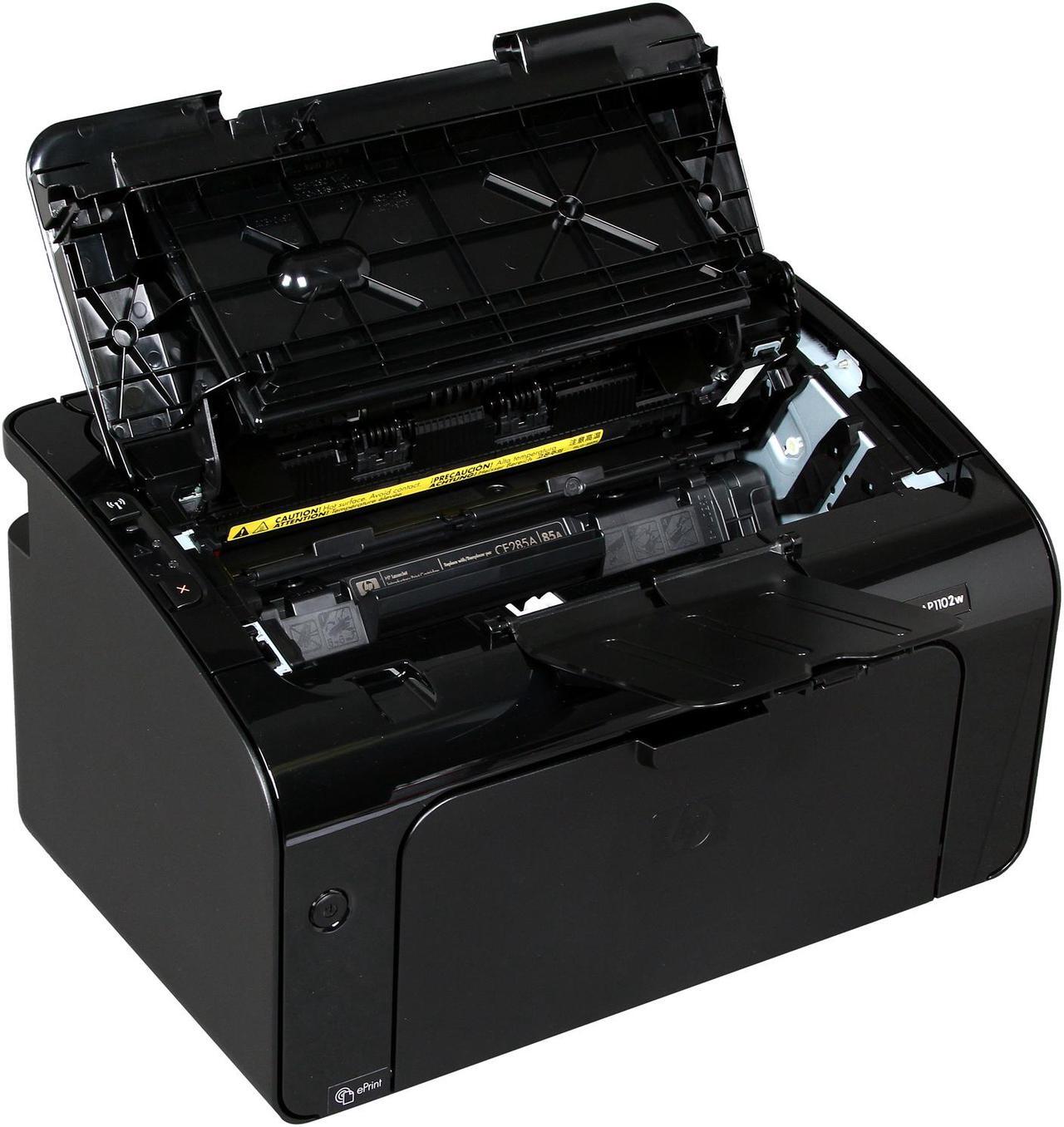 Alt view image 6 of 8 - HP LaserJet Pro P1102w (CE658A) Duplex Up to 1200 dpi USB / Wireless Monochrome Laser Printer