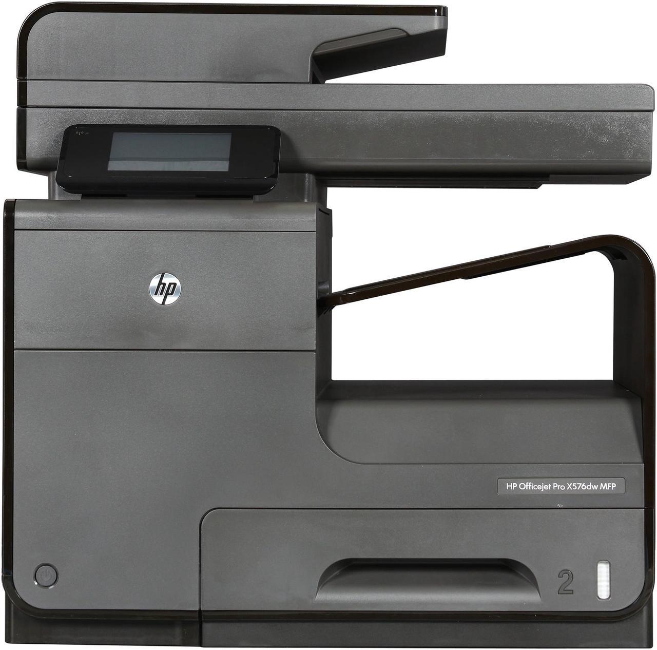 Alt view image 2 of 9 - HP Officejet Pro X576DW (CN598A) Duplex 2400 x 1200 dpi wireless/USB color Inkjet All in one Printer