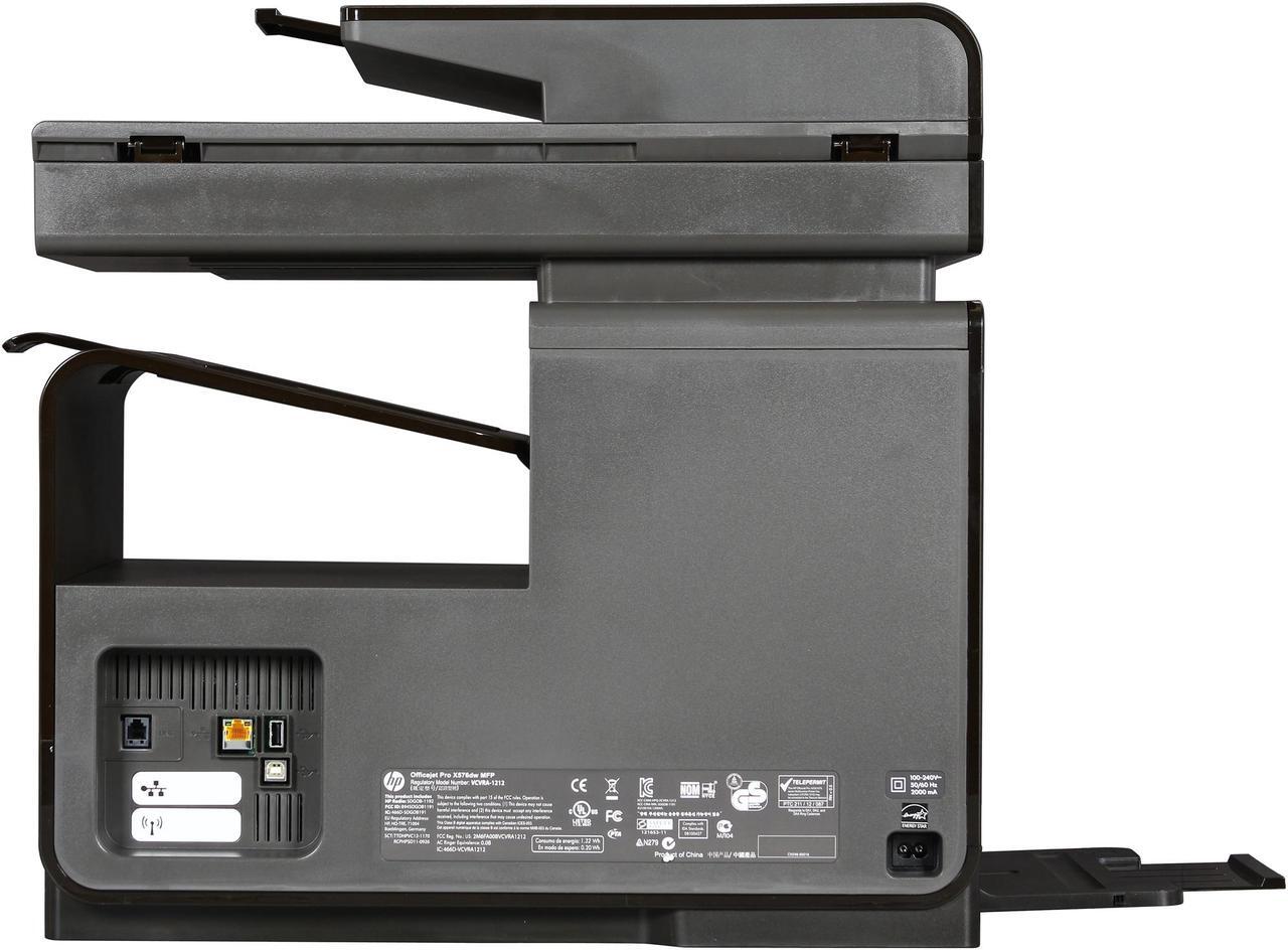 Alt view image 5 of 9 - HP Officejet Pro X576DW (CN598A) Duplex 2400 x 1200 dpi wireless/USB color Inkjet All in one Printer