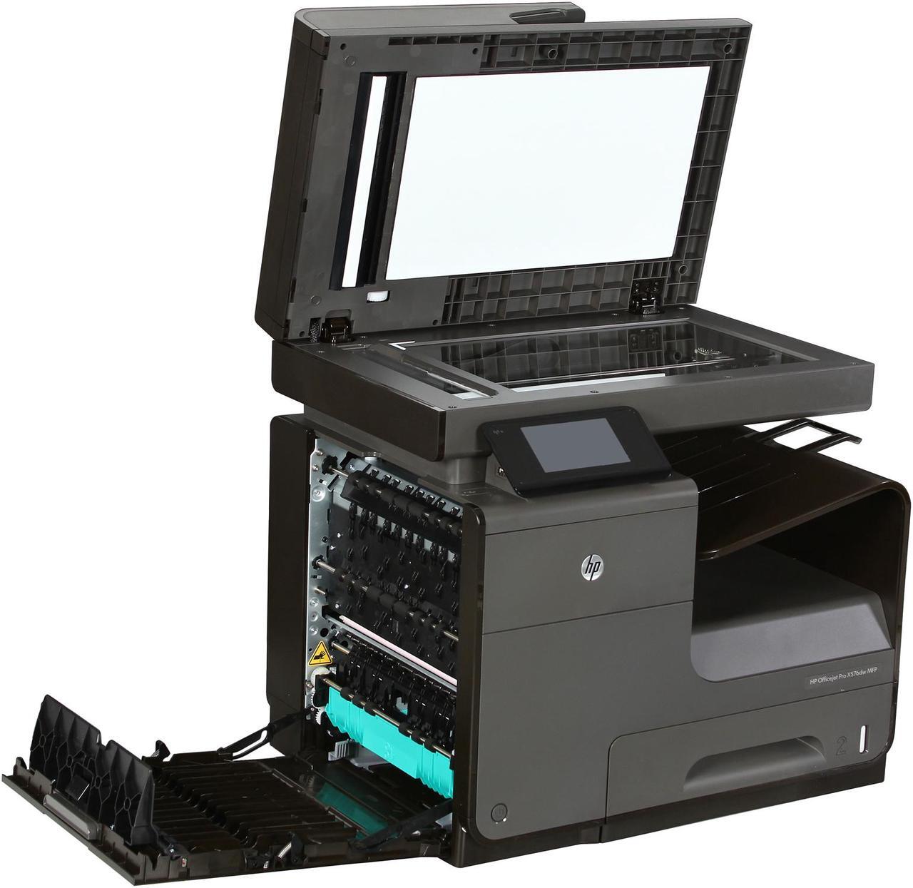 Alt view image 7 of 9 - HP Officejet Pro X576DW (CN598A) Duplex 2400 x 1200 dpi wireless/USB color Inkjet All in one Printer