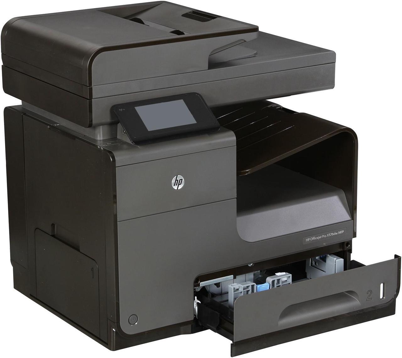 Alt view image 8 of 9 - HP Officejet Pro X576DW (CN598A) Duplex 2400 x 1200 dpi wireless/USB color Inkjet All in one Printer