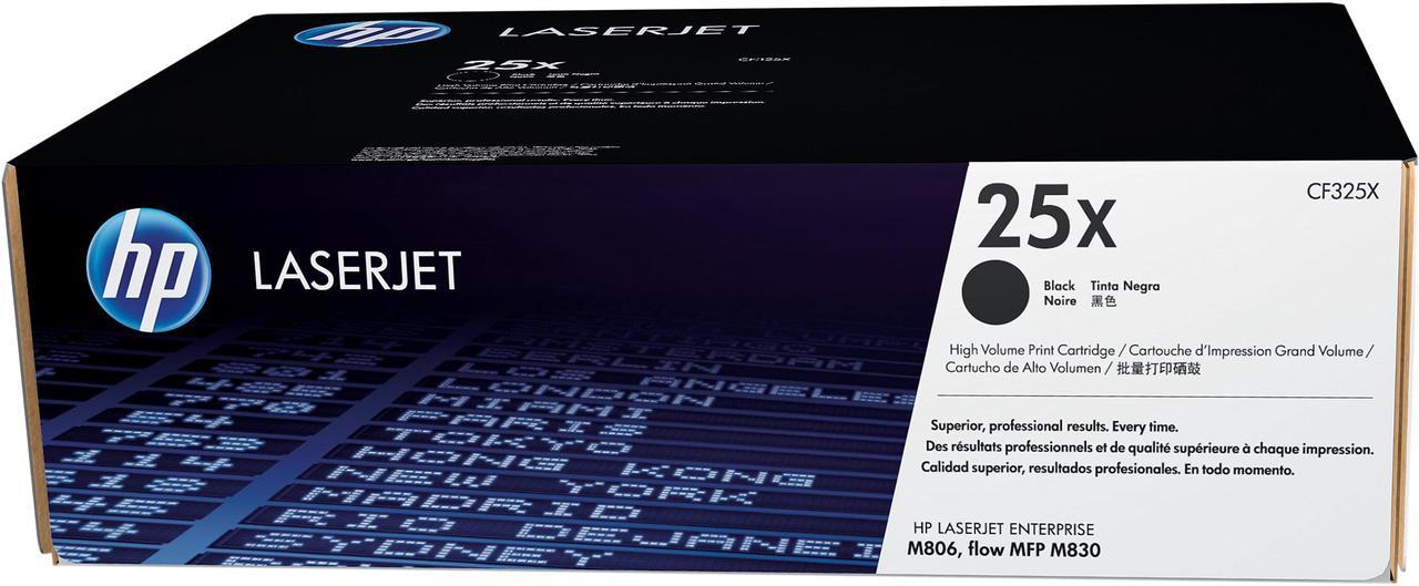 HP 25X High Yield Black Original LaserJet Toner Cartridge, CF325X