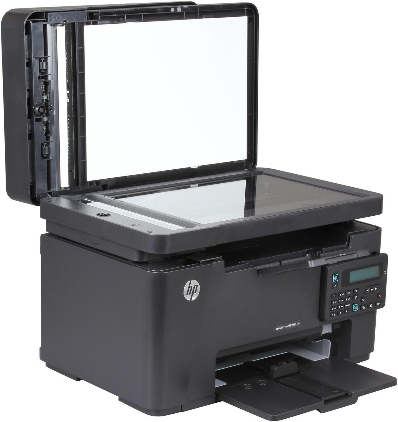 Alt view image 6 of 9 - HP LaserJet Pro M127fn (CZ181A) Up to 21 ppm 600 x 600 dpi USB / Ethernet / Mobile Monochrome Laser All-in-One Printer