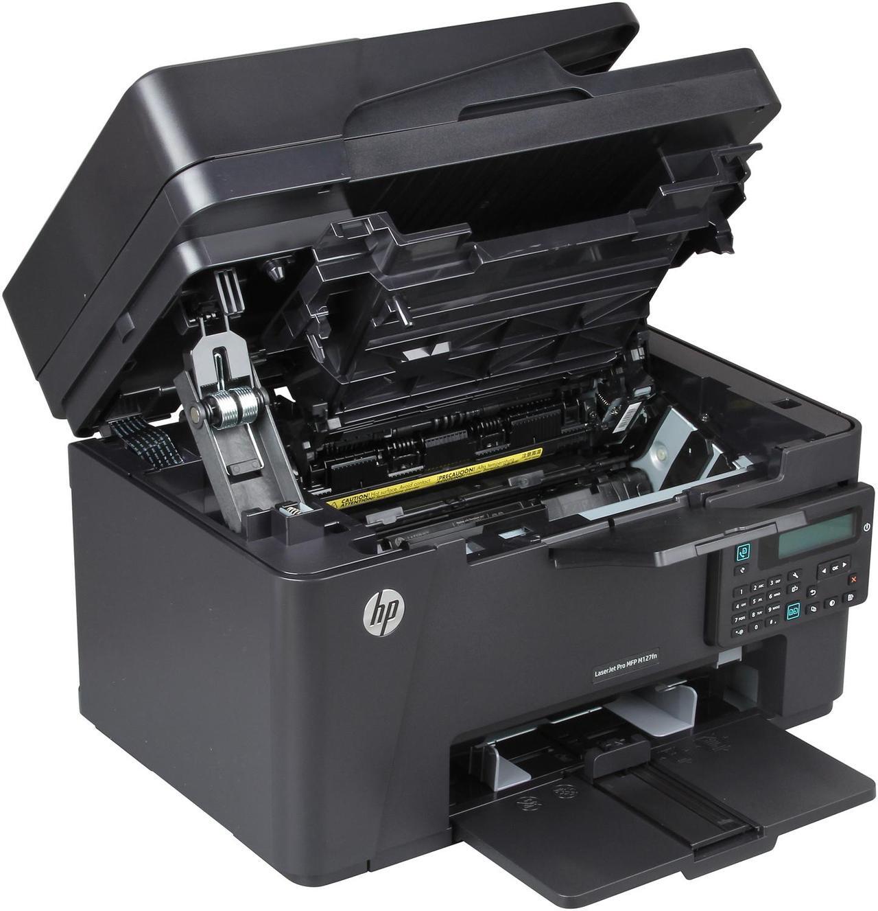 Alt view image 8 of 9 - HP LaserJet Pro M127fn (CZ181A) Up to 21 ppm 600 x 600 dpi USB / Ethernet / Mobile Monochrome Laser All-in-One Printer