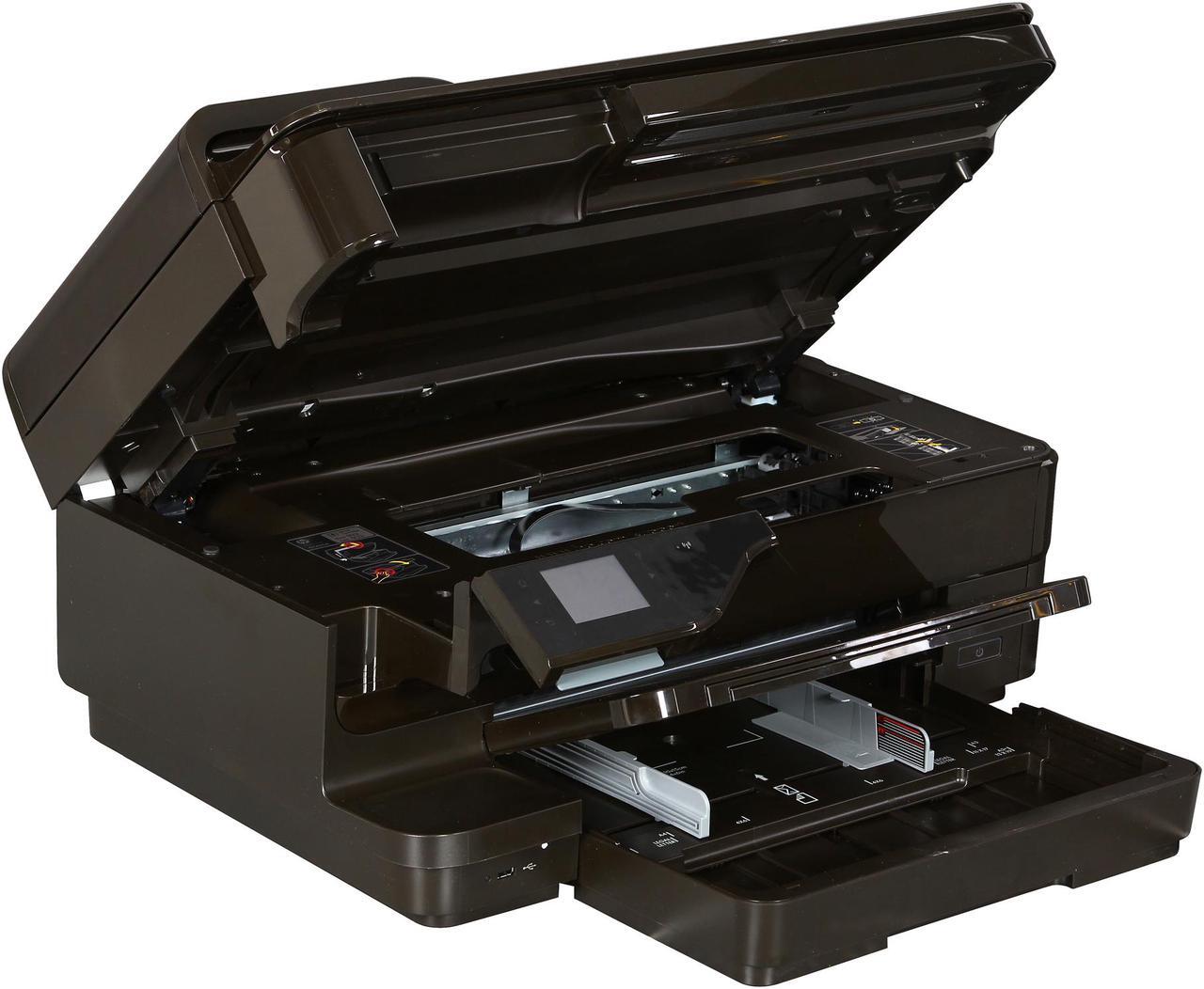 Alt view image 8 of 10 - HP Officejet 7612 Wide Format (G1X85A) Duplex 4800 dpi x 1200 dpi wireless/USB color Inkjet All-In-One Printer
