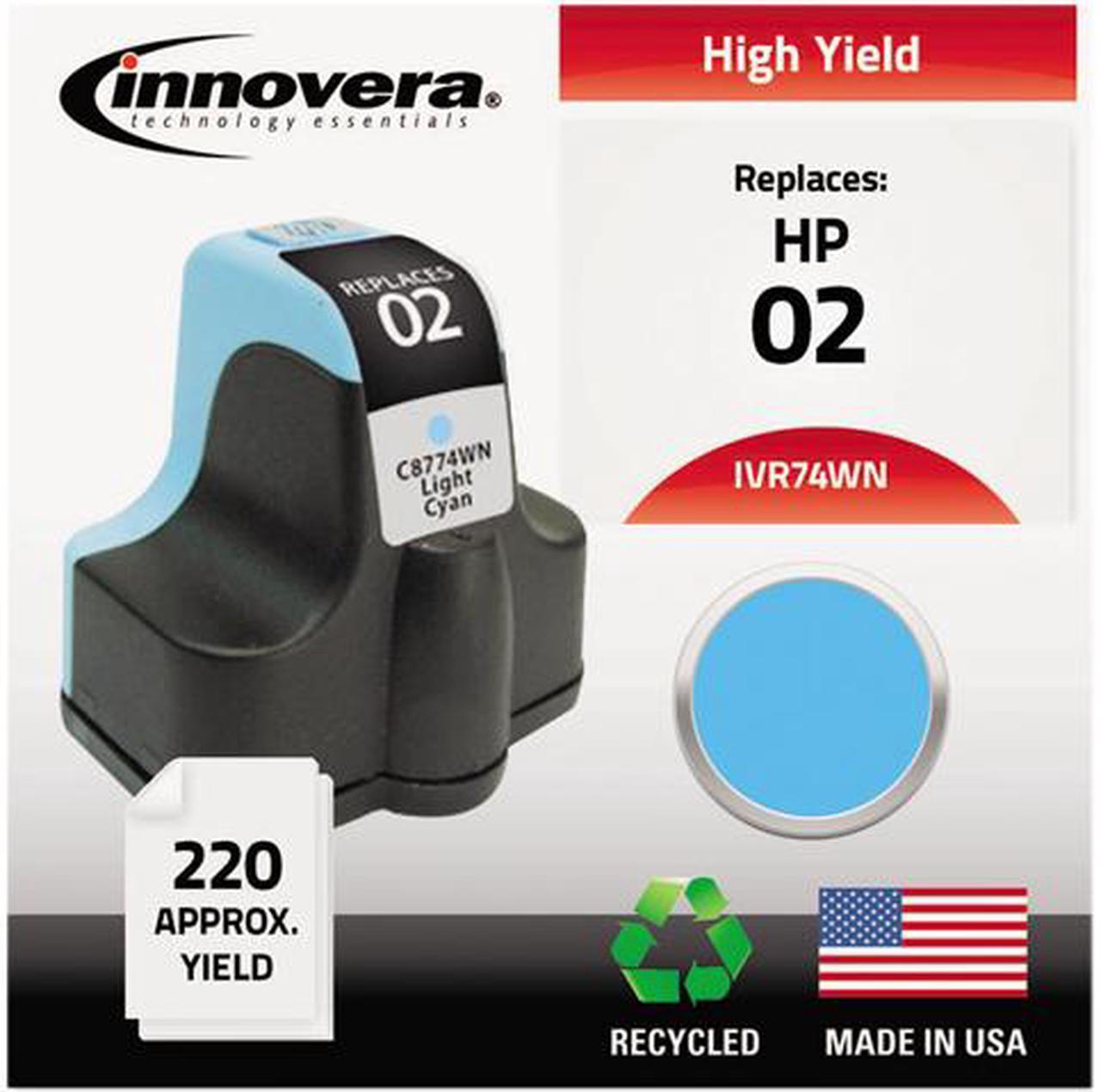 Main image of Innovera Compatible Light Cyan Ink Cartridge Replacement for HP 02 C8774WN