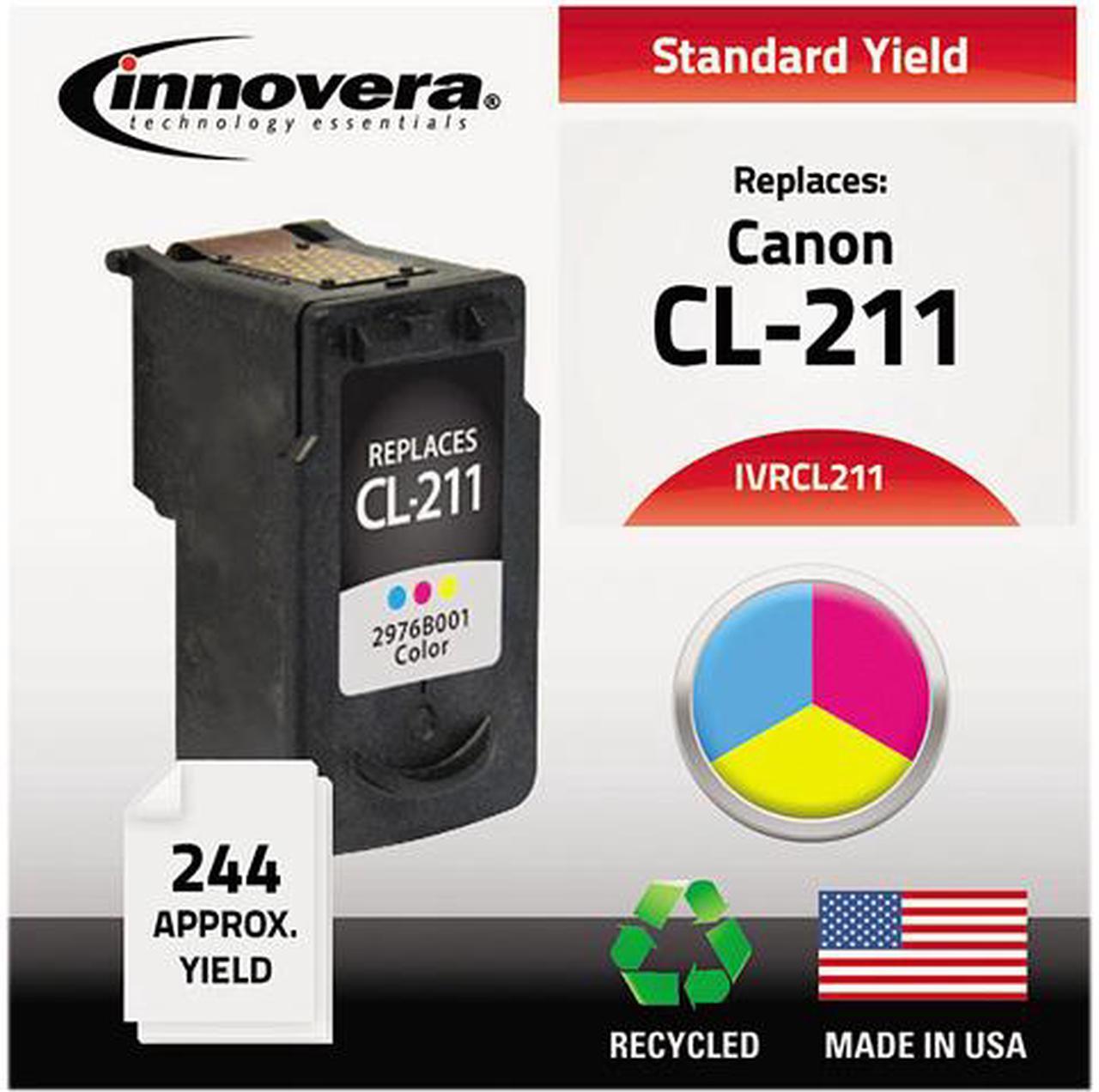 Main image of Innovera IVRCL211 3 Colors Ink Cartridge, Replacement for 2976B001 (CL-211)