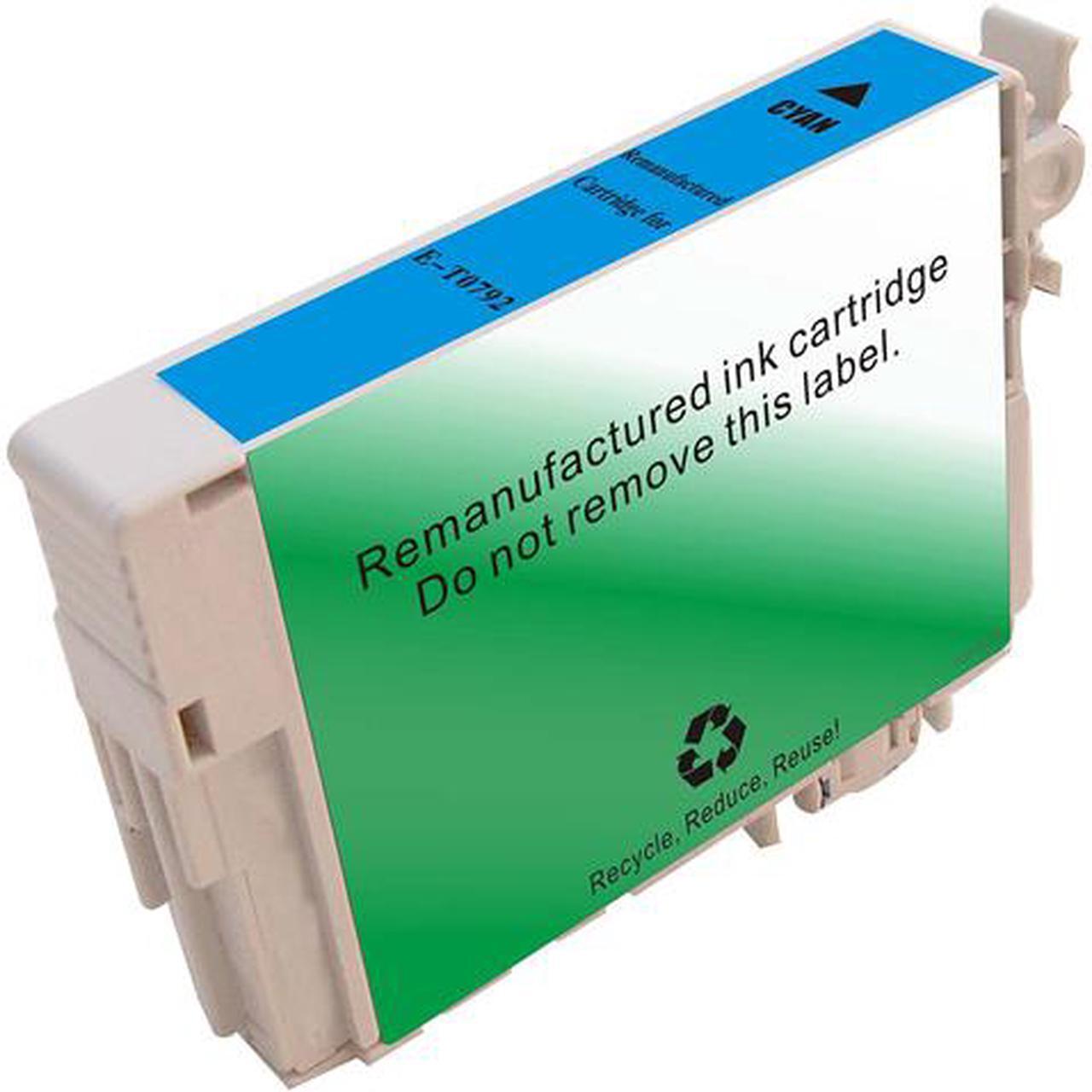 Main image of Green Project E-T0792 Remanufactured Cyan Ink Cartridge Replacement for Epson T079220