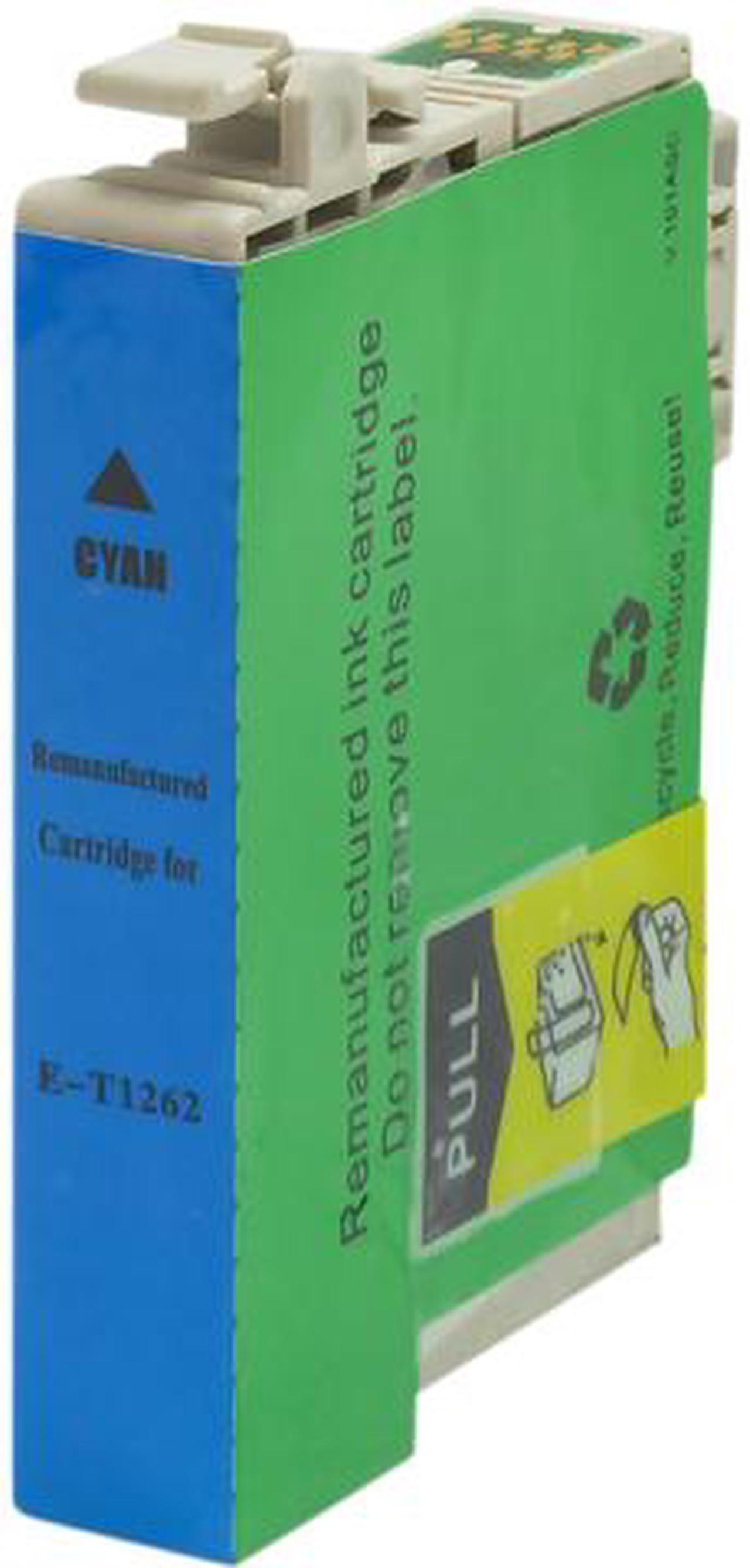 Main image of Green Project E-T1262 Remanufactured Cyan Ink Cartridge Replacement for Epson T126220