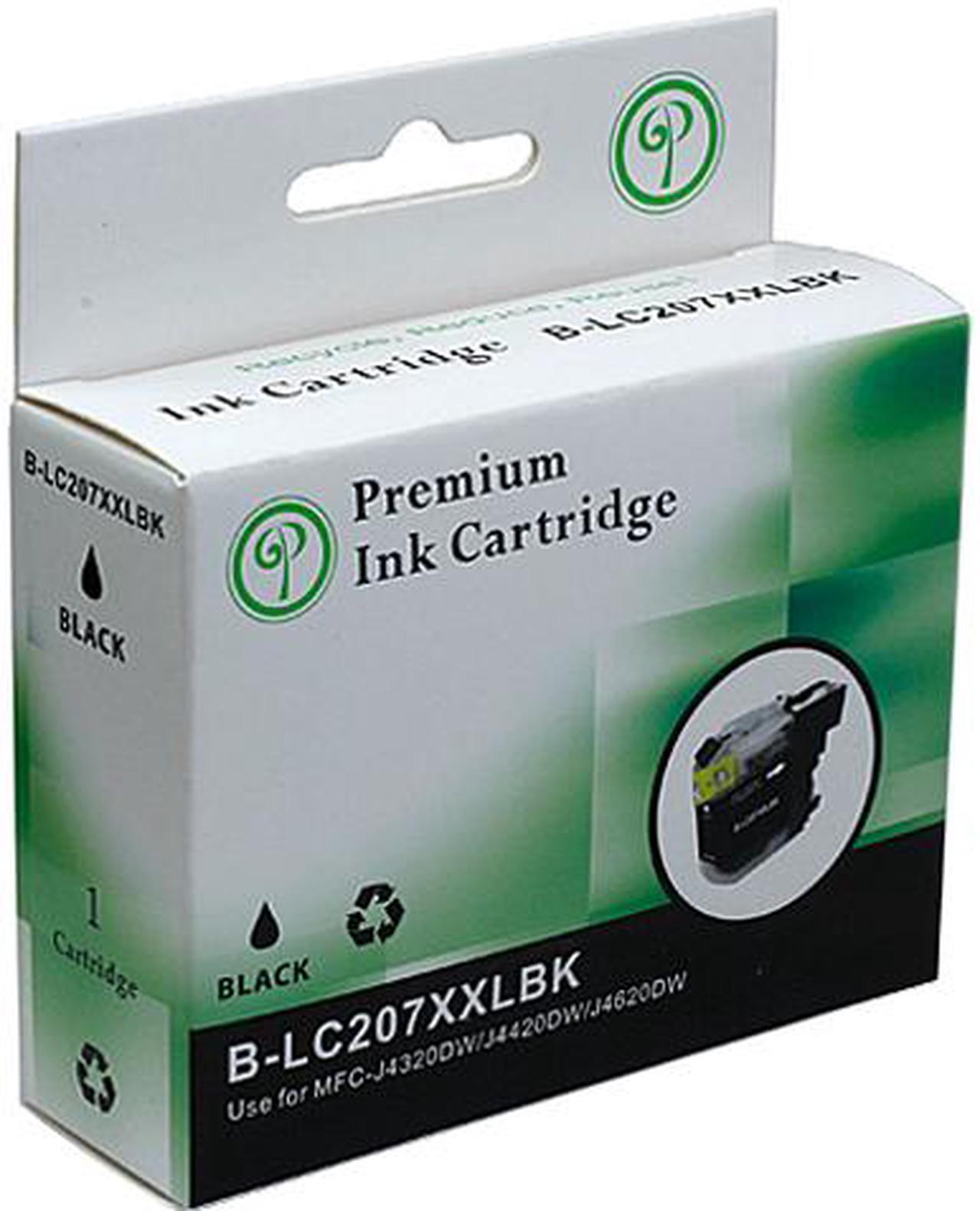 Main image of Green Project B-LC207XXLBK Black Ink Cartridge Compatible for Brother LC 207 XL