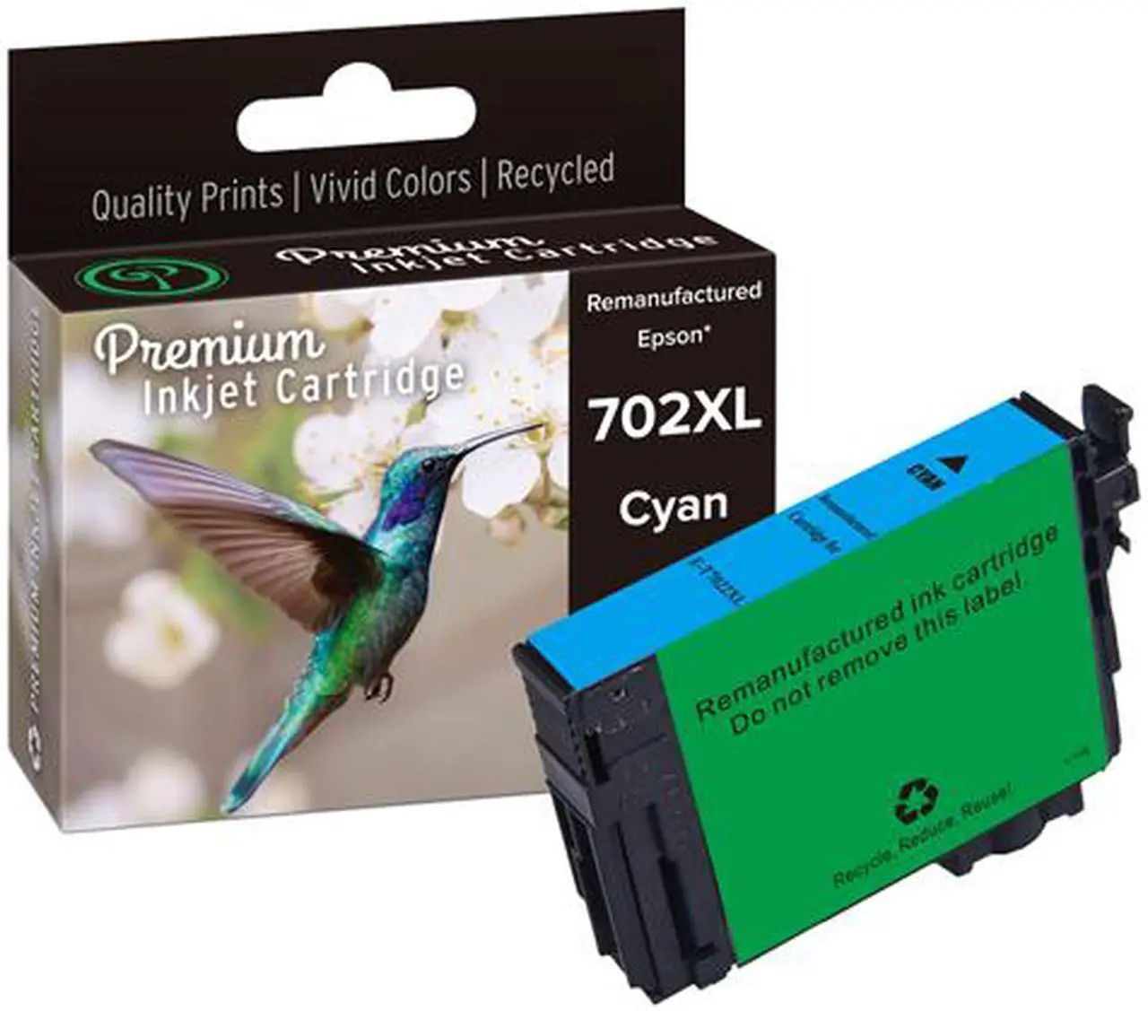 Alt view image 2 of 2 - Green Project E-T7022XL Cyan Ink Cartridge