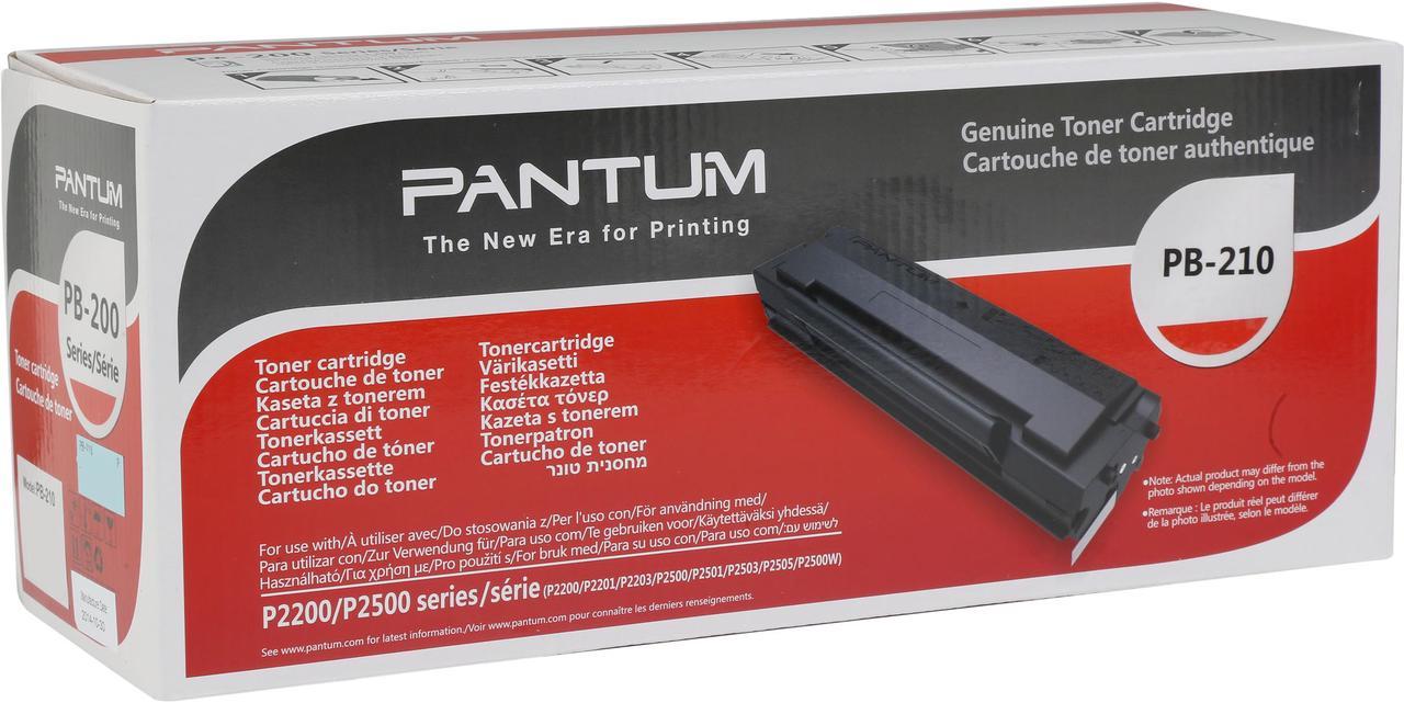 Pantum PB-210 Black Toner Cartridge (Discontinued. For new model, see PB-211)